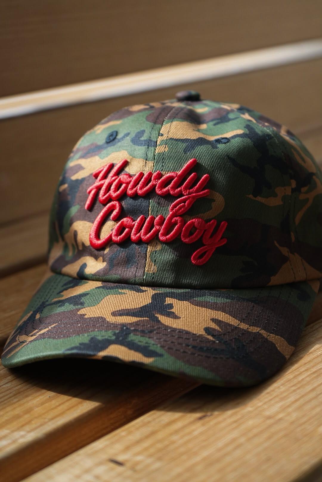 Howdy Cowboy Camo Trucker