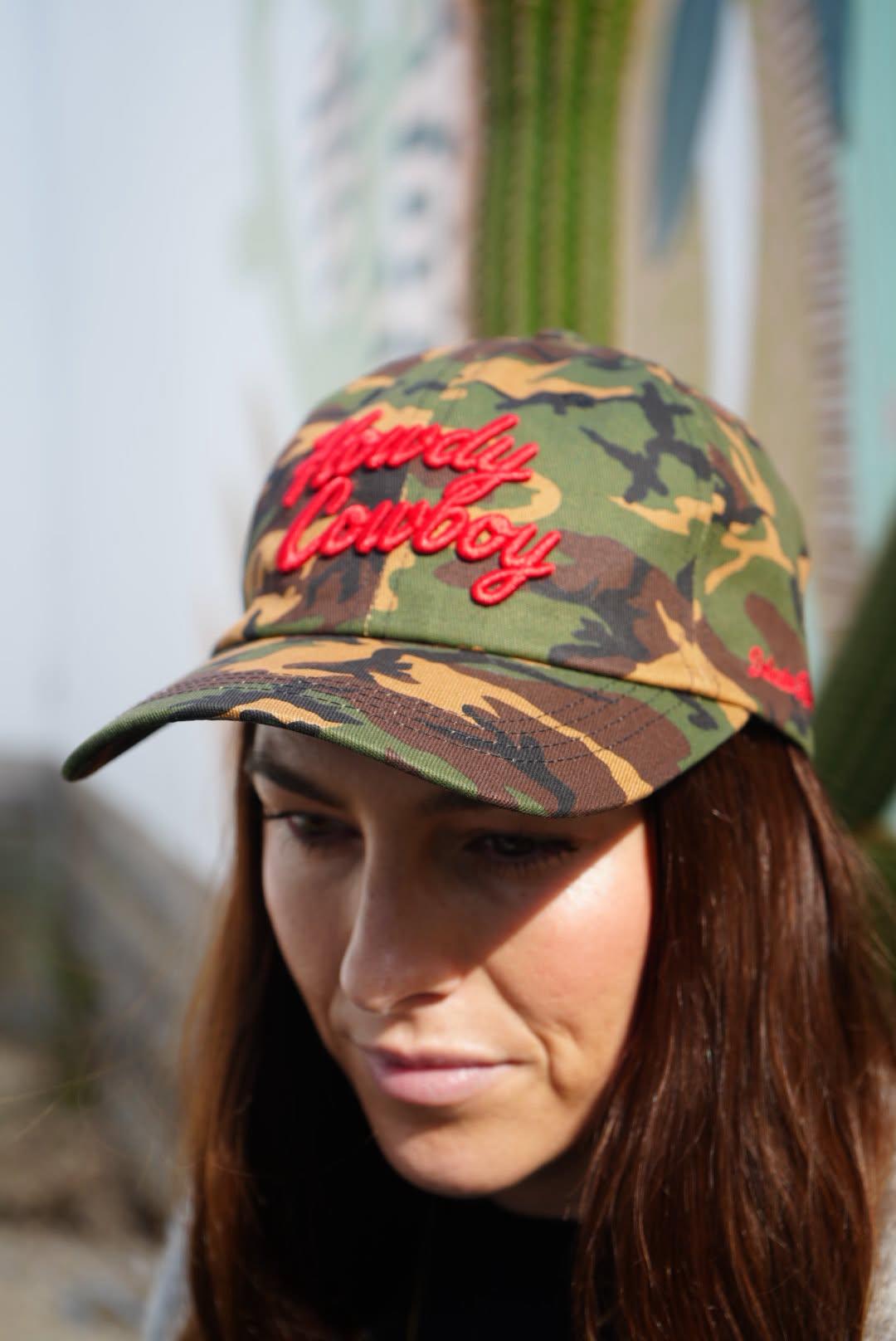 Howdy Cowboy Camo Trucker