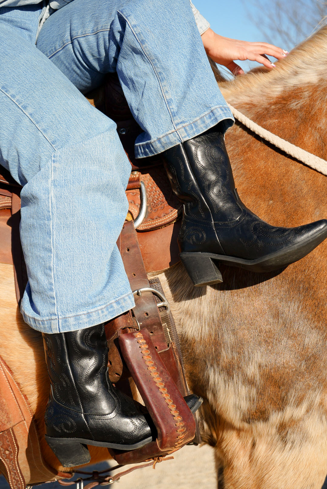BLACK BETTY- Outlaw Boots